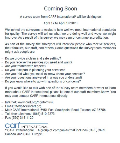 CARF Poster