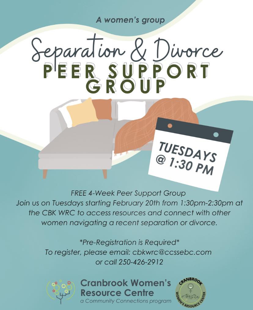 Separation and Divorce Peer Support Group (Women)