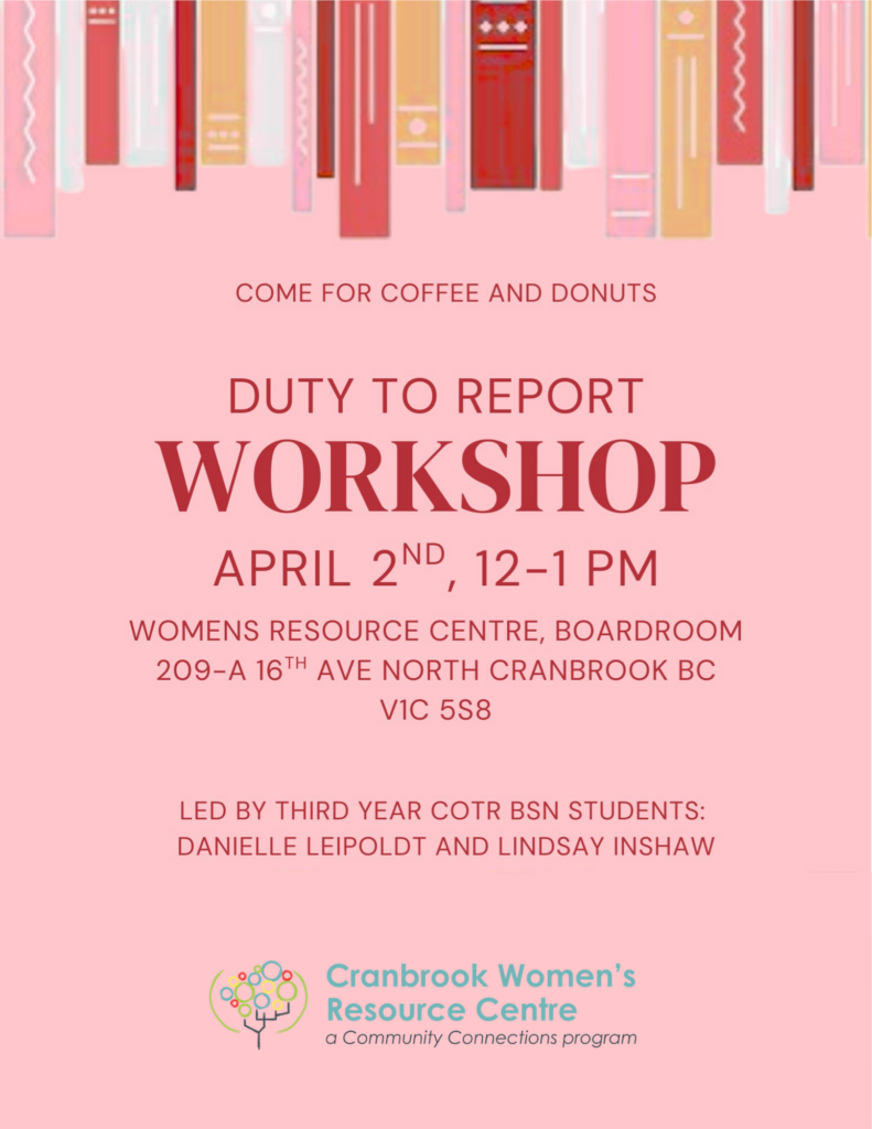 Duty to Report Info Session