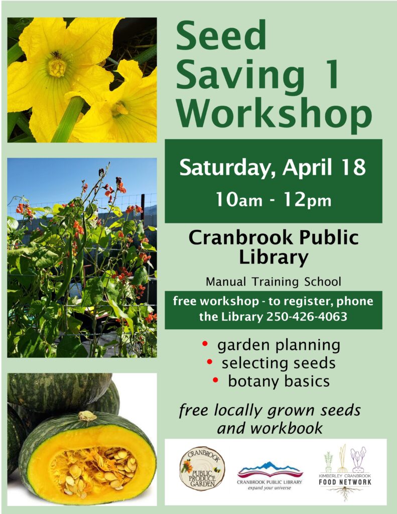 Seed Saving Workshop