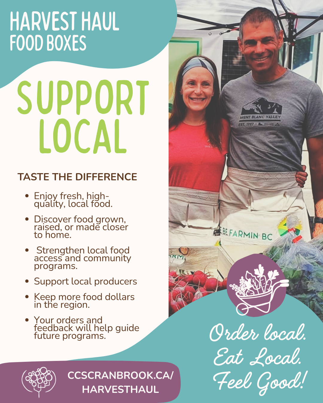 order local food boxes in cranbrook fresh local food monthly